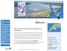 Tablet Screenshot of exe-estuary.org